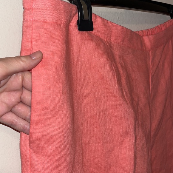 NWOT KIM ROGERS LINEN CAPRIS SIZE PXL - Picture 4 of 6